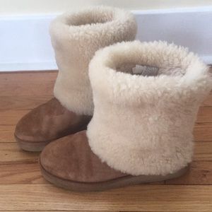 Ugg “patten” chestnut boots
